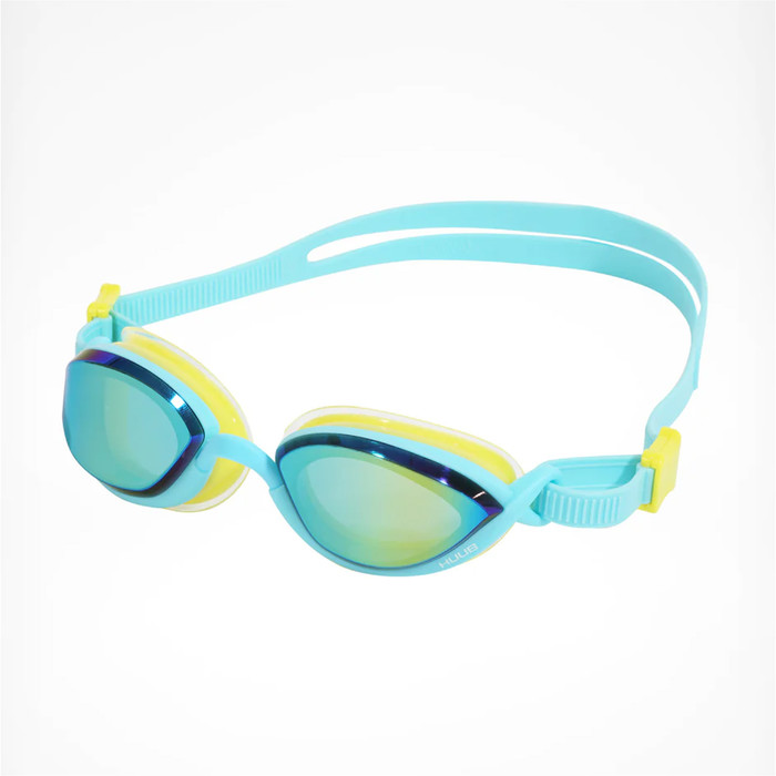 2024 Huub Gafas De Natacin Pinnacle Air Seal A2-PINN - Aqua / Fluo Yellow